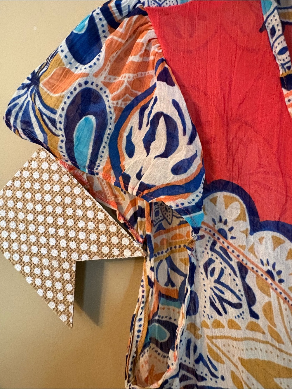 Per Una Paisley Print Sheer Flutter Sleeve Blouse - Picture 4 of 9
